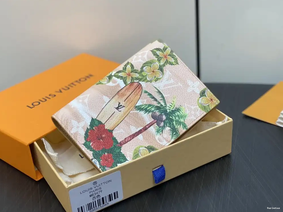 Repzbay COVER-10*14*2.5CM Vuitton PASSPORT Louis 0523